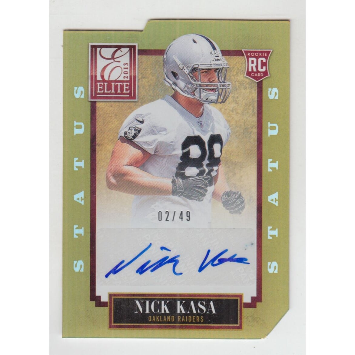 2013 Elite Status Autographs Gold #173 Nick Kasa/49