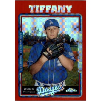 2005 Topps Chrome Update Red X-Fractors #116 Chuck Tiffany FY