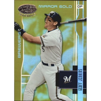 2003 Leaf Certified Materials Mirror Gold #97 Geoff Jenkins