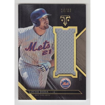 2016 Topps Triple Threads Unity Jumbo Relics #UJRLDA Lucas Duda