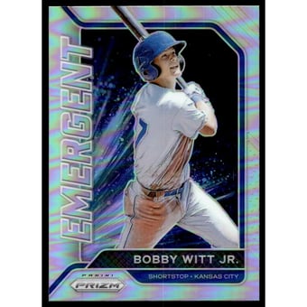 2021 Panini Prizm Emergent Prizms Silver #6 Bobby Witt Jr.