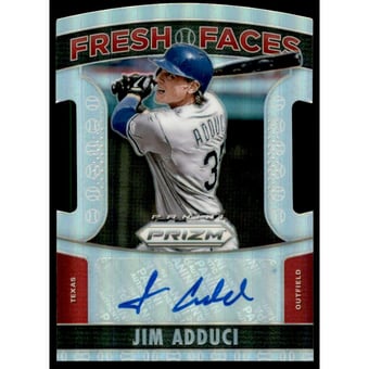 2015 Panini Prizm Fresh Faces Signature Prizms #9 Jim Adduci