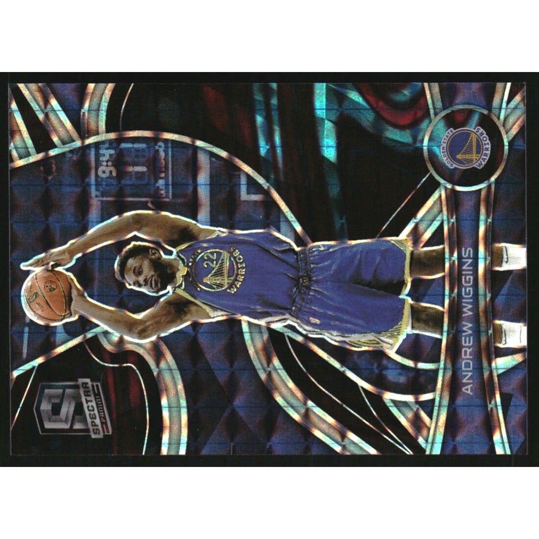 2021-22 Panini Spectra Interstellar #54 Andrew Wiggins. rookie card picture