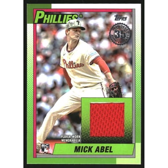 2025 Topps Update '90 Topps Relics #90RUMA Mick Abel