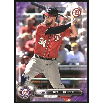 2017 Bowman Purple #3 Bryce Harper