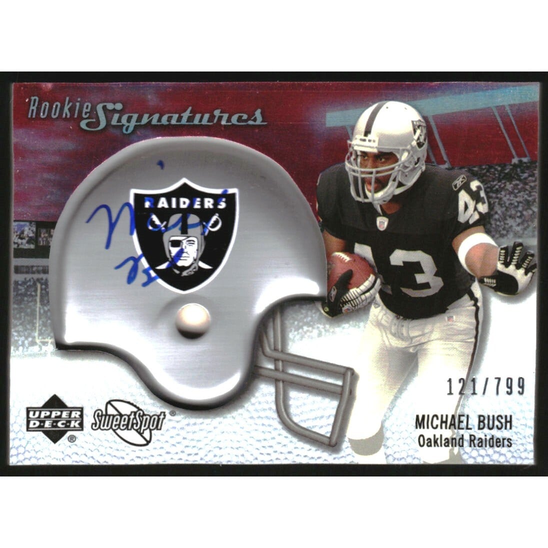 2007 Sweet Spot #118 Michael Bush AU RC