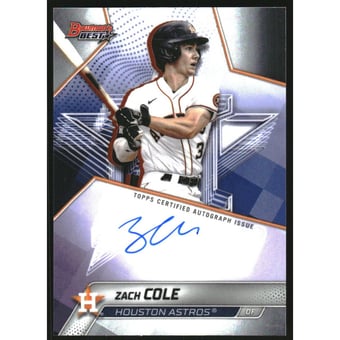 2025 Bowman's Best Best of '25 Autographs #B25ZC Zach Cole