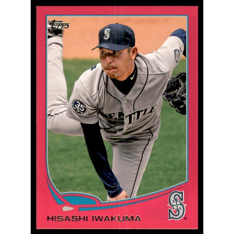 2013 Topps Mini Pink #403 Hisashi Iwakuma. rookie card picture