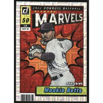 2022 Donruss Marvels Vector #3 Mookie Betts