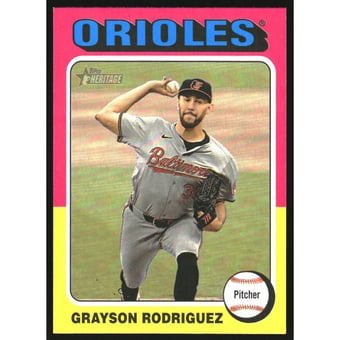 2024 Topps Heritage Missing Facsimile Signature Variations #558 Grayson Rodriguez