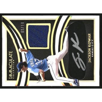 2022 Immaculate Collection Immaculate Black Jackets #16 Jackson Kowar