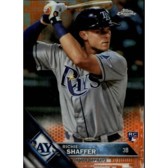 2016 Topps Chrome Orange Refractors #29 Richie Shaffer