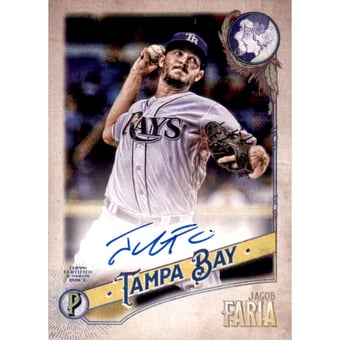 2018 Topps Gypsy Queen Autographs GQ Logo Swap #GQAJF Jacob Faria/99