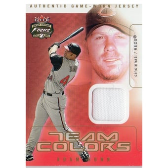 2003 Fleer Focus JE Team Colors Game Jersey Multi Color #AD Adam Dunn