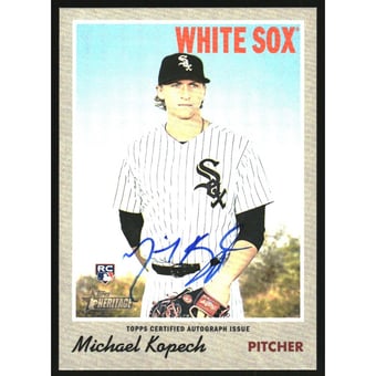 2019 Topps Heritage Real One Autographs #ROAMKO Michael Kopech