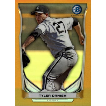 2014 Bowman Chrome Prospects Gold Refractors #BCP54 Tyler Danish