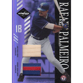2003 Leaf Limited TNT Prime #55 R.Palmeiro Rgr A Bat-Jsy