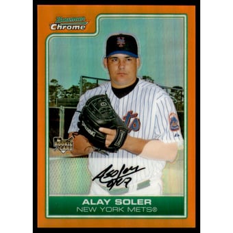 2006 Bowman Chrome Orange Refractors #214 Alay Soler