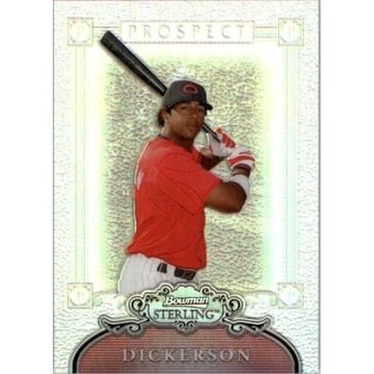 2006 Bowman Sterling Prospects Refractors #CD Chris Dickerson AU