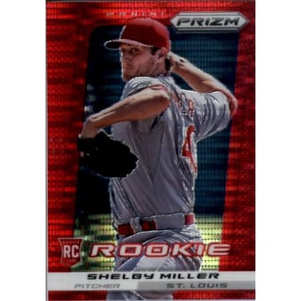 2013 Panini Prizm Prizms Red Pulsar #276 Shelby Miller