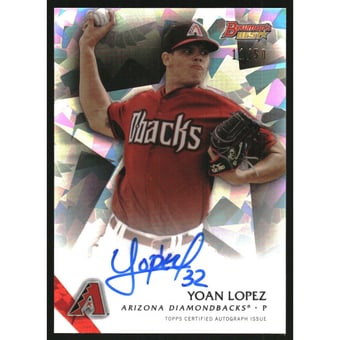 2015 Bowman's Best Best of '15 Autographs Atomic Refractors #B15YL Yoan Lopez