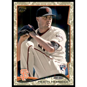 2014 Topps Camo #249 Heath Hembree