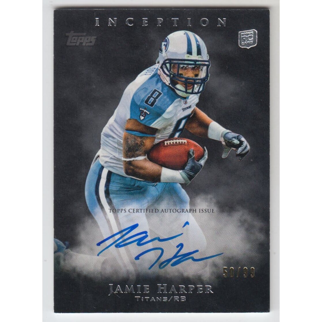 2011 Topps Inception Gray #134 Jamie Harper AU. rookie card picture