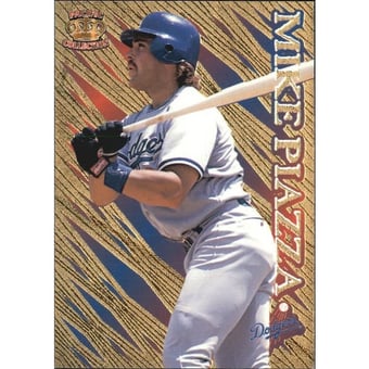 1996 Pacific Prisms Gold #P38 Mike Piazza