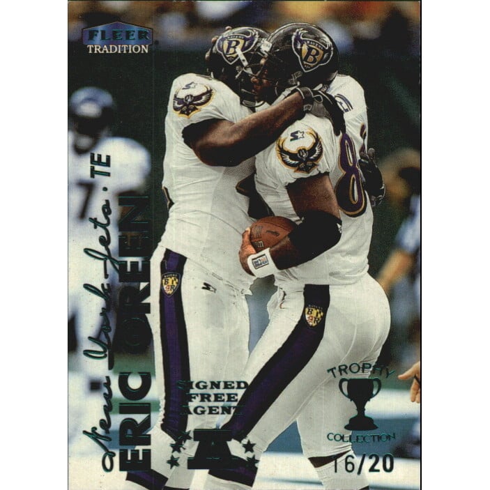 1999 Fleer Tradition Trophy Collection #123 Eric Green. rookie card picture