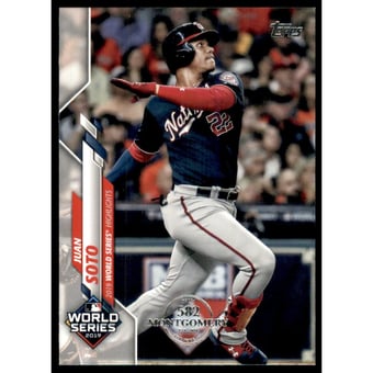 2020 Topps Factory Set 582 Montgomery Club #6 Juan Soto WSH