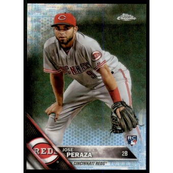2016 Topps Chrome Blue Wave Refractors #177 Jose Peraza