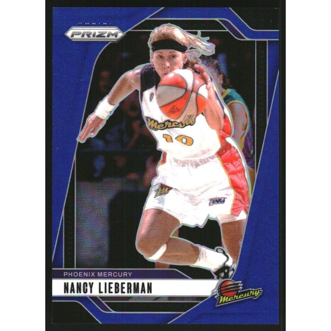 2024 Panini Prizm WNBA Prizms Blue #139 Nancy Lieberman. rookie card picture