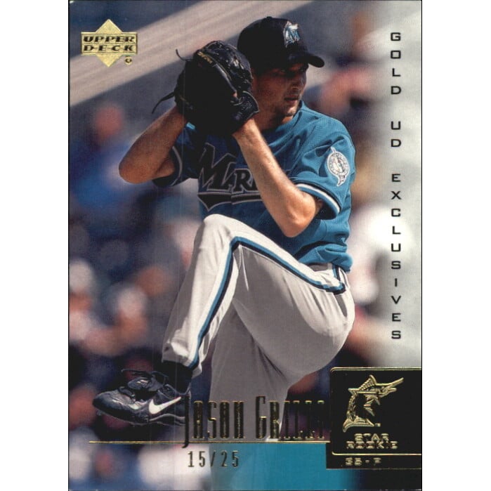 2001 Upper Deck Exclusives Gold #18 Jason Grilli SR. rookie card picture