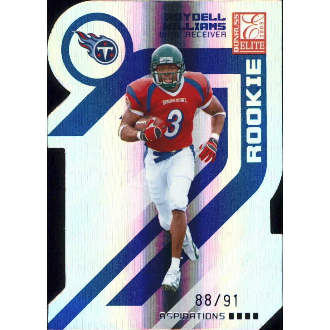 2005 Donruss Elite Aspirations #181 Roydell Williams/91. rookie card picture