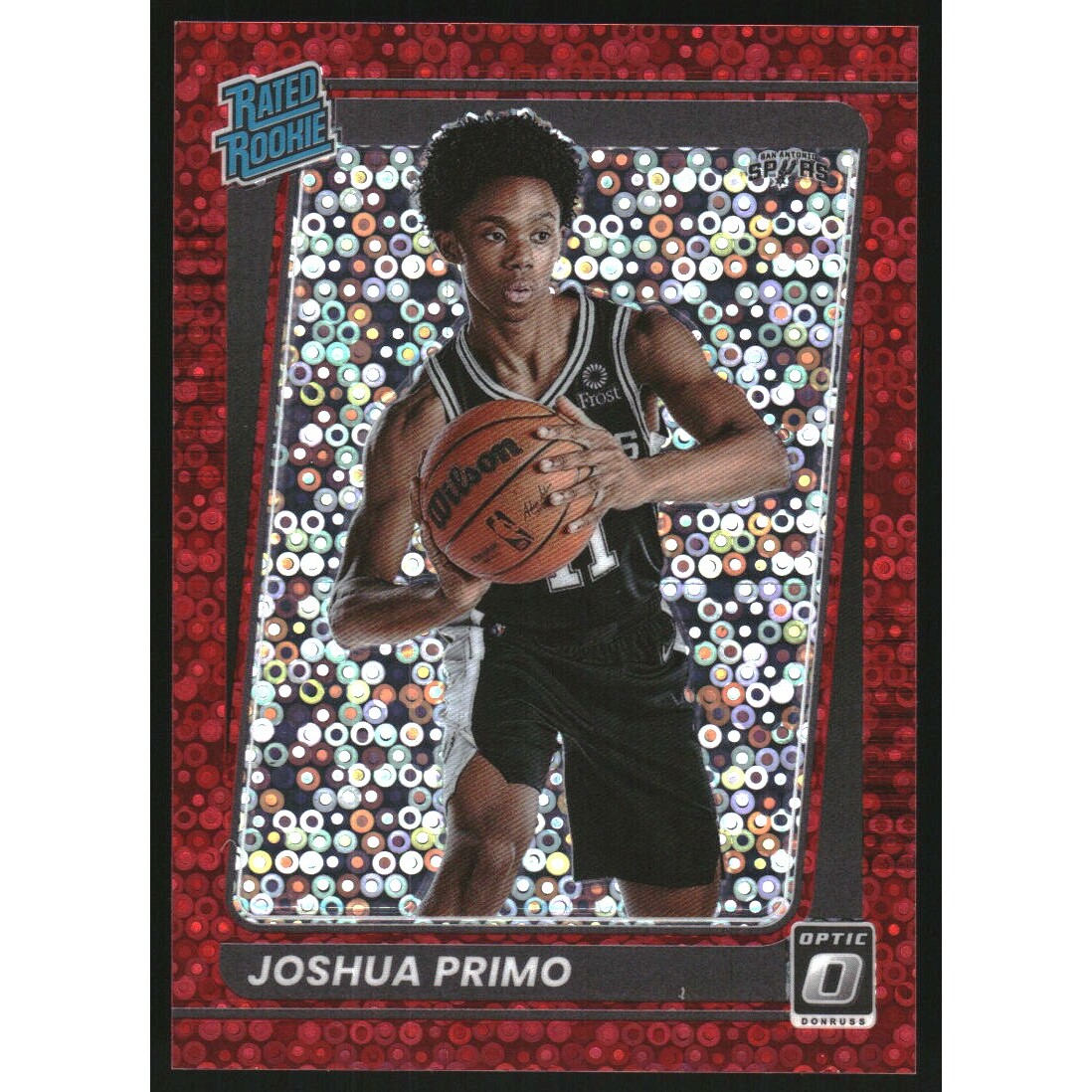 2021-22 Donruss Optic Fast Break Red #162 Joshua Primo 2021-22 Donruss Optic Fast Break Red #162 Joshua Primo