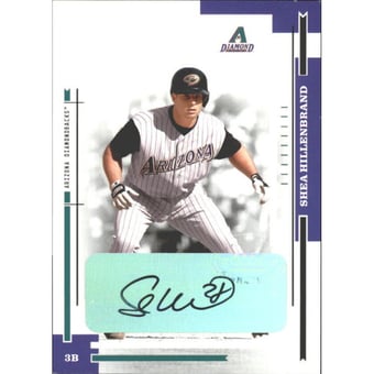 2004 Throwback Threads Signature Marks #13 Shea Hillenbrand/50