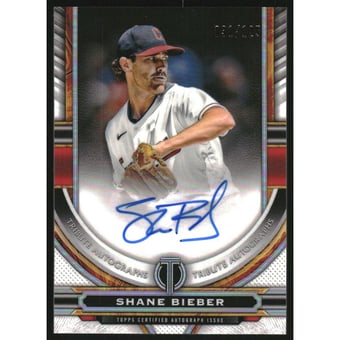 2023 Topps Tribute Autographs #TASB Shane Bieber/125