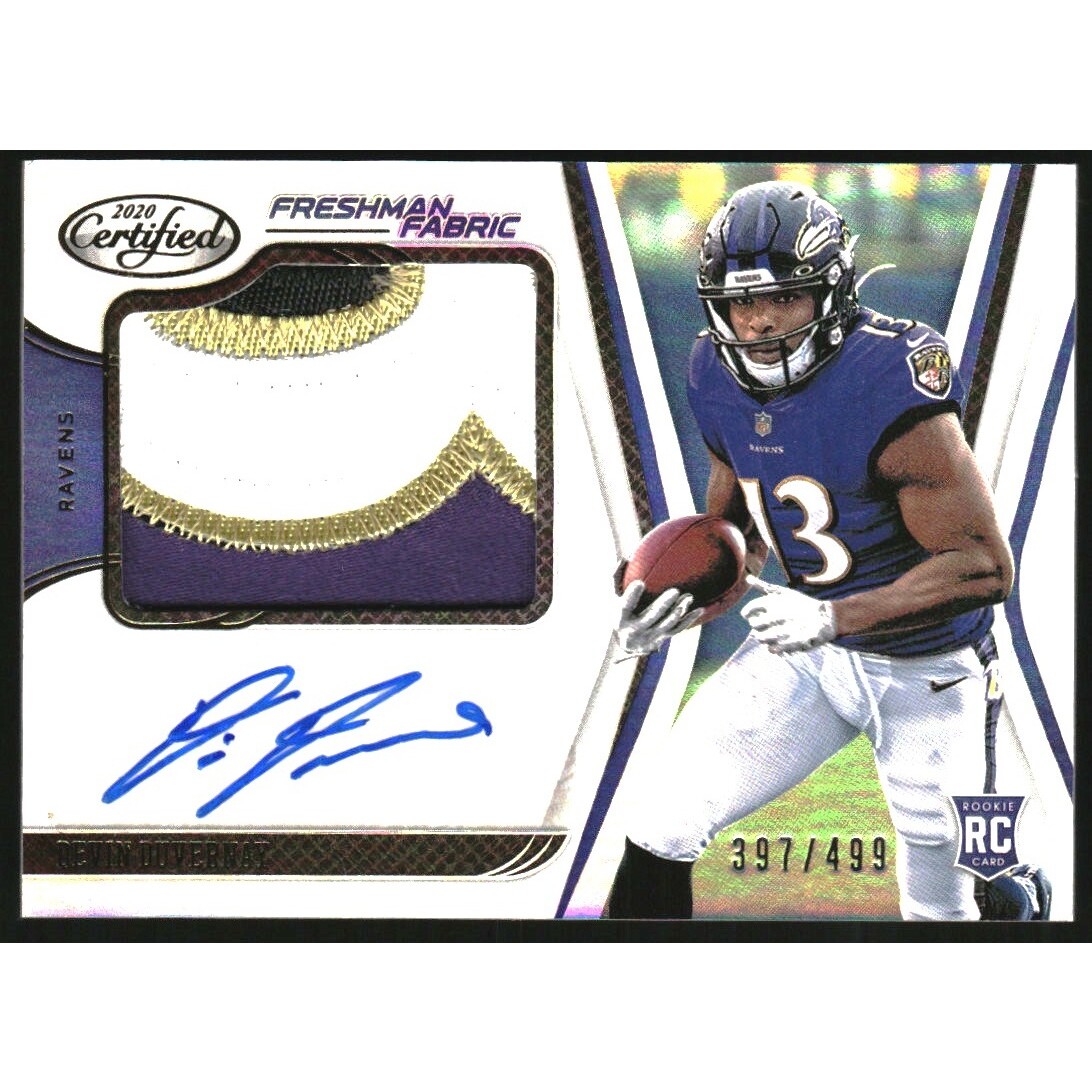 2020 Certified #233 Devin Duvernay JSY AU/499 2020 Certified #233 Devin Duvernay JSY AU/499