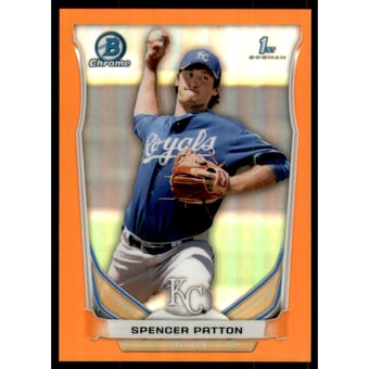 2014 Bowman Chrome Prospects Series 2 Orange Refractors #BCP54 Spencer Patton