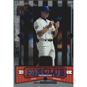 2002 Donruss Best of Fan Club Spotlight #261 Alex Rodriguez FC