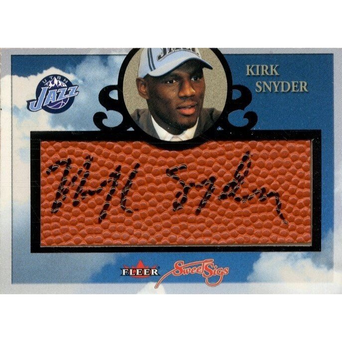 2004-05 Fleer Sweet Sigs Autographs Draft Pick #KS Kirk Snyder/16. rookie card picture