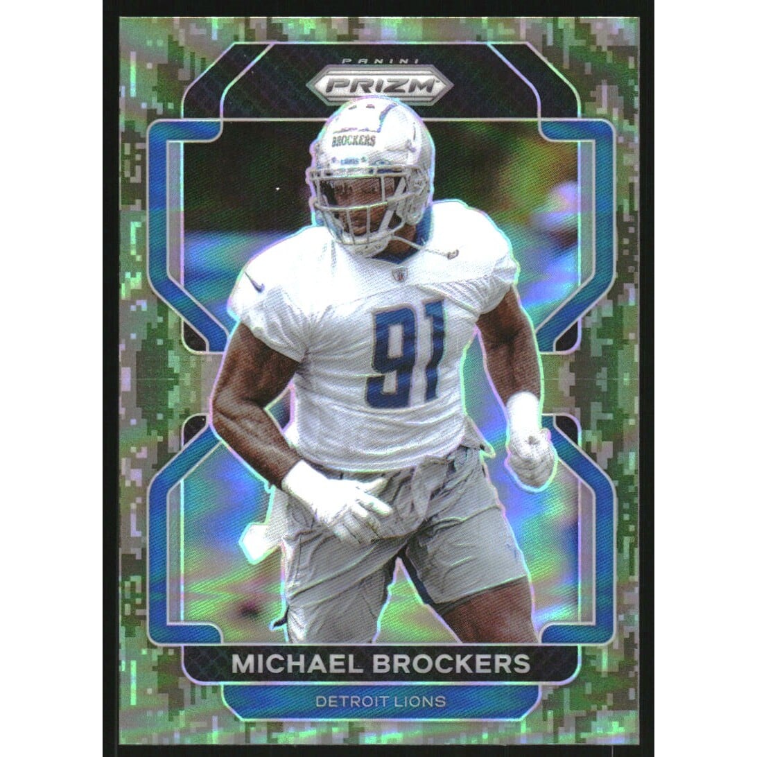 2021 Panini Prizm Prizms Forest Camo #151 Michael Brockers. rookie card picture