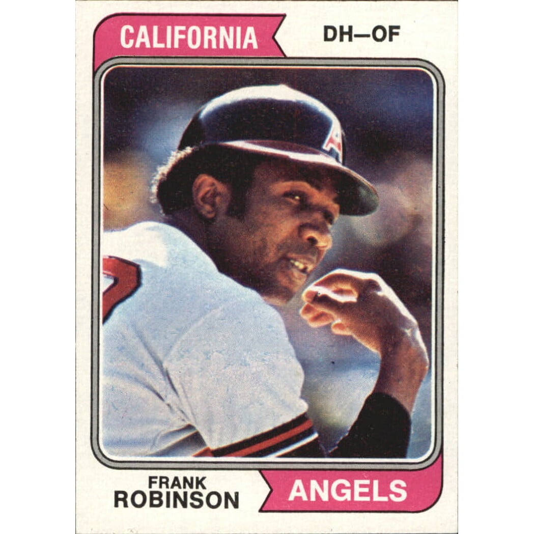 1974 Topps #55 Frank Robinson. rookie card picture
