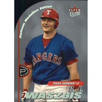 2001 Ultra Platinum Medallion #263 B.J. Waszgis PROS