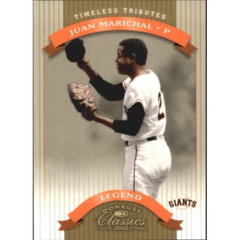 2002 Donruss Classics Timeless Tributes #189 Juan Marichal LGD