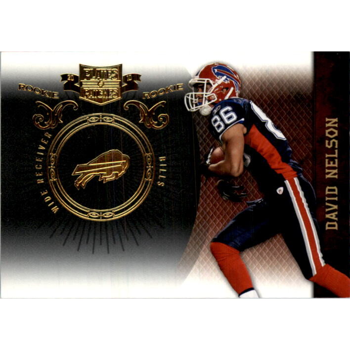 2010 Panini Plates and Patches Gold #123 David Nelson. rookie card picture