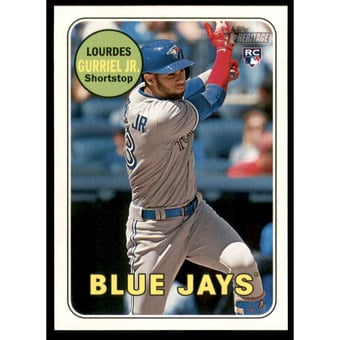 2018 Topps Heritage Action Variations #684 Lourdes Gurriel Jr.