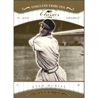 2001 Donruss Classics Timeless Tributes #167 Stan Musial
