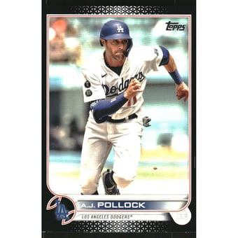2022 Topps Black #608 A.J. Pollock