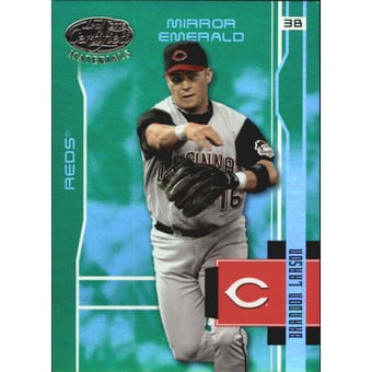 2003 Leaf Certified Materials Mirror Emerald #45 Brandon Larson